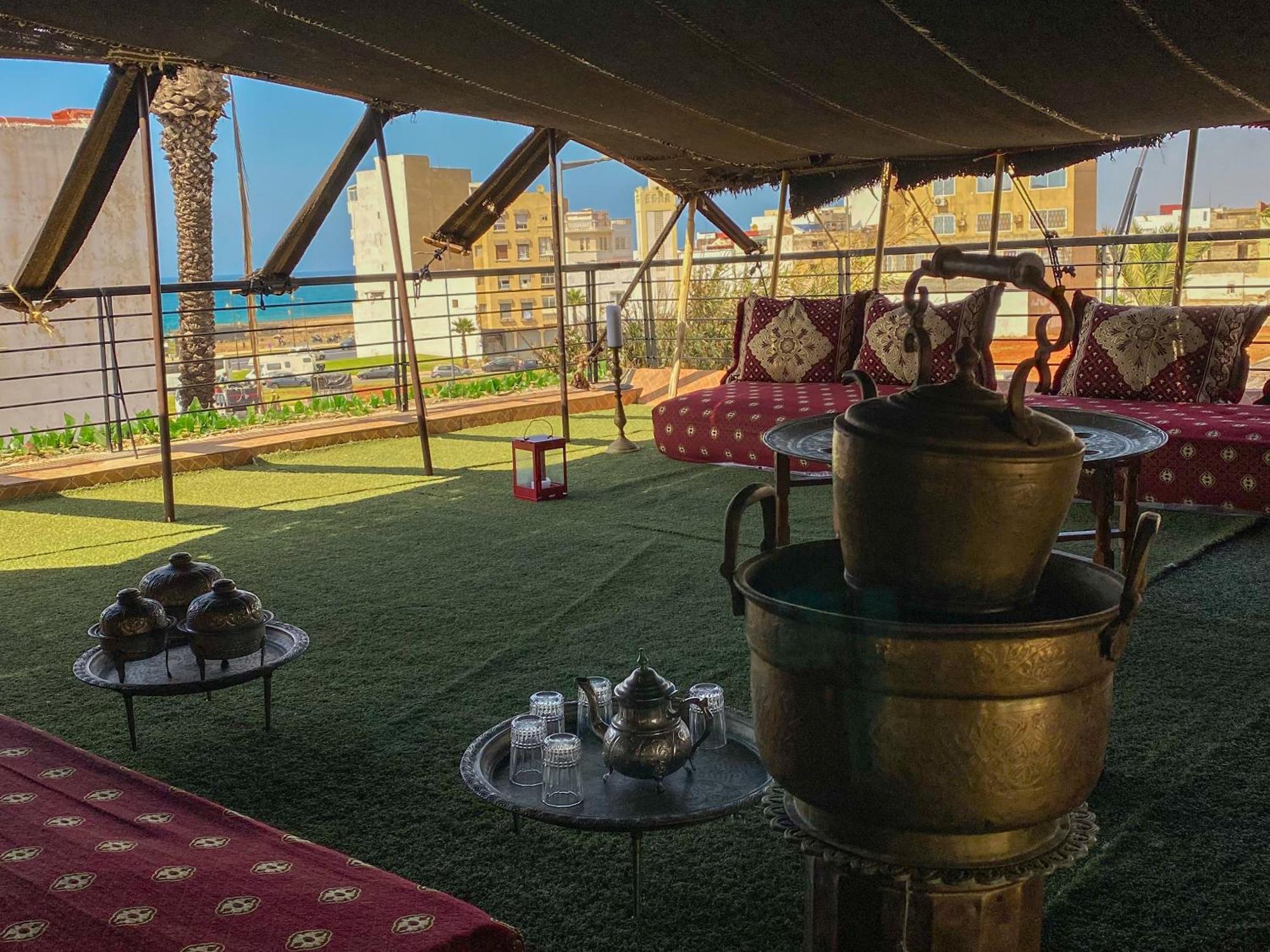 Dar Lghzal Special Offer In Rabat Winner Of Guest Experience 2025 Awards Traditional Sahrawi And Berber Privative Villa With Swimming Pool Jacuzzi Sea View And On Site Restaurant Ideal For Family And Groups In Rabat'S Center No Car Required Екстер'єр фото