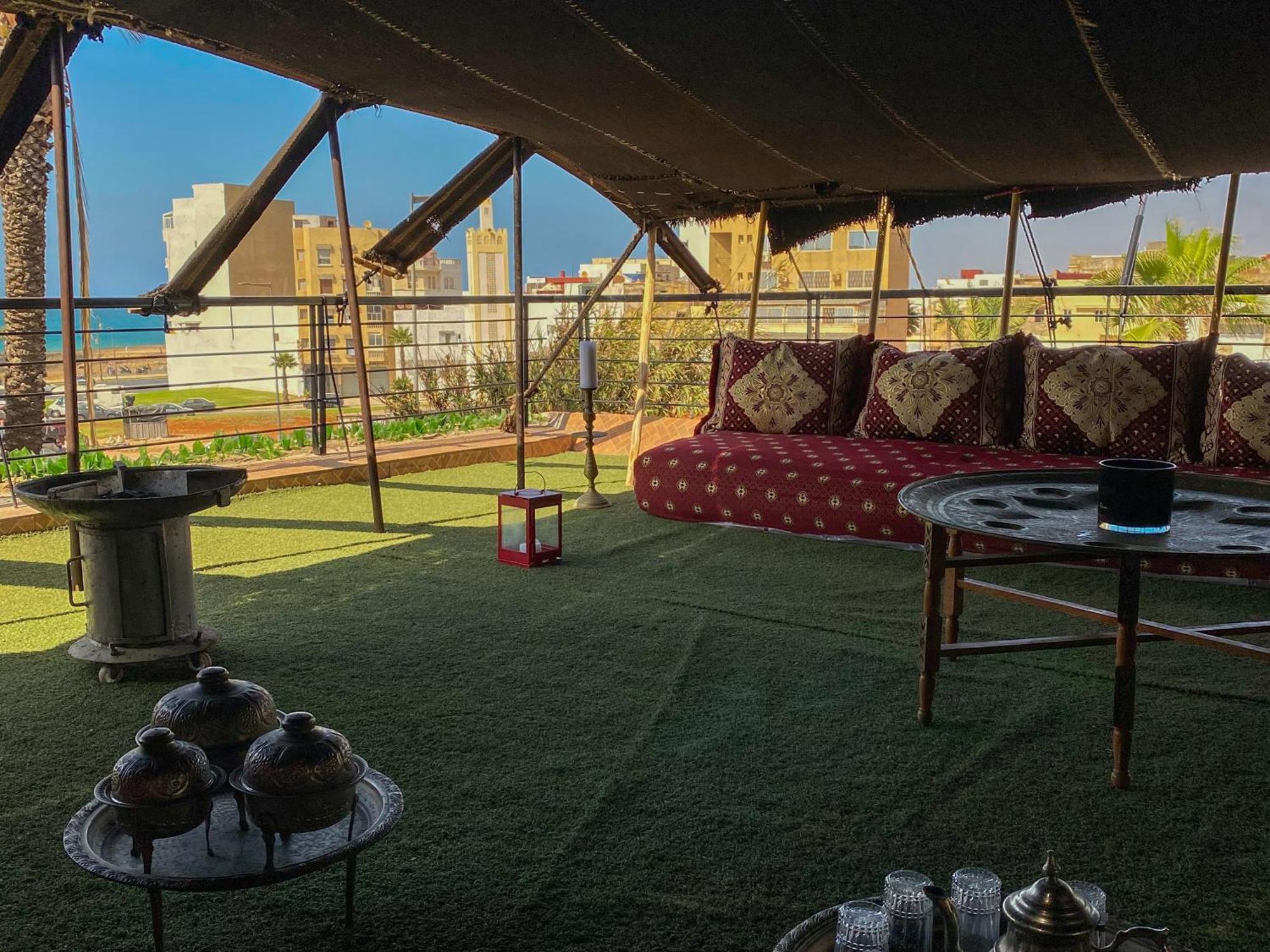 Dar Lghzal Special Offer In Rabat Winner Of Guest Experience 2025 Awards Traditional Sahrawi And Berber Privative Villa With Swimming Pool Jacuzzi Sea View And On Site Restaurant Ideal For Family And Groups In Rabat'S Center No Car Required Екстер'єр фото